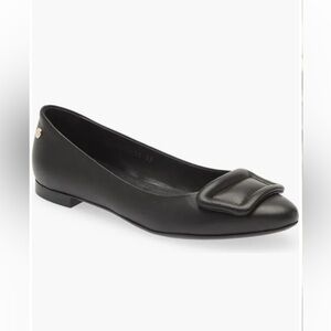 AGL Lolita Flat Black Pointed Toe Sz 35.5/US‎ 5